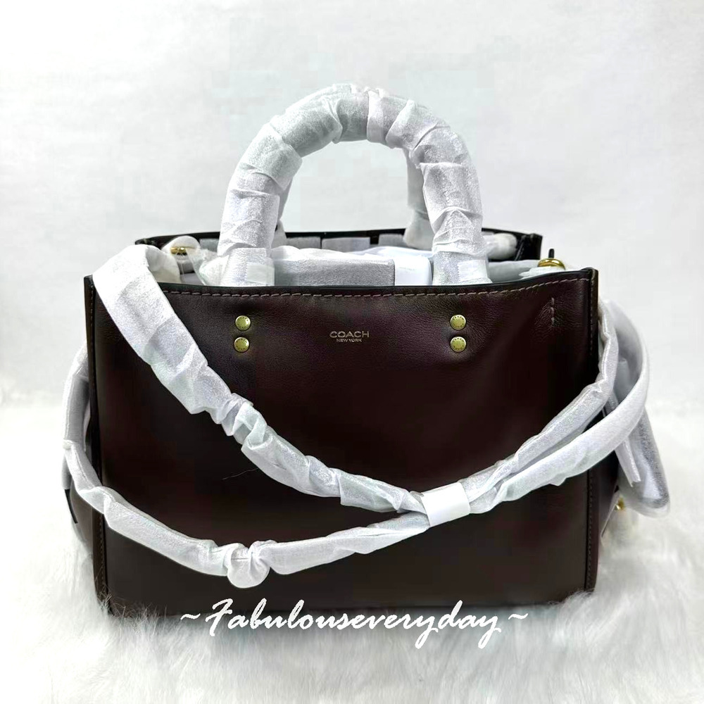 Coach Rogue Bag 31 Crossbody/Shoulder Bag In Leather/Gold/Maple CCX23 NWT